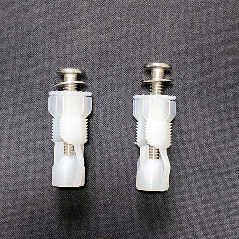 Heavy Duty Toilet Seat Screws and Nuts Set 1 Pair Fix Loose Top Fastener - Image 4