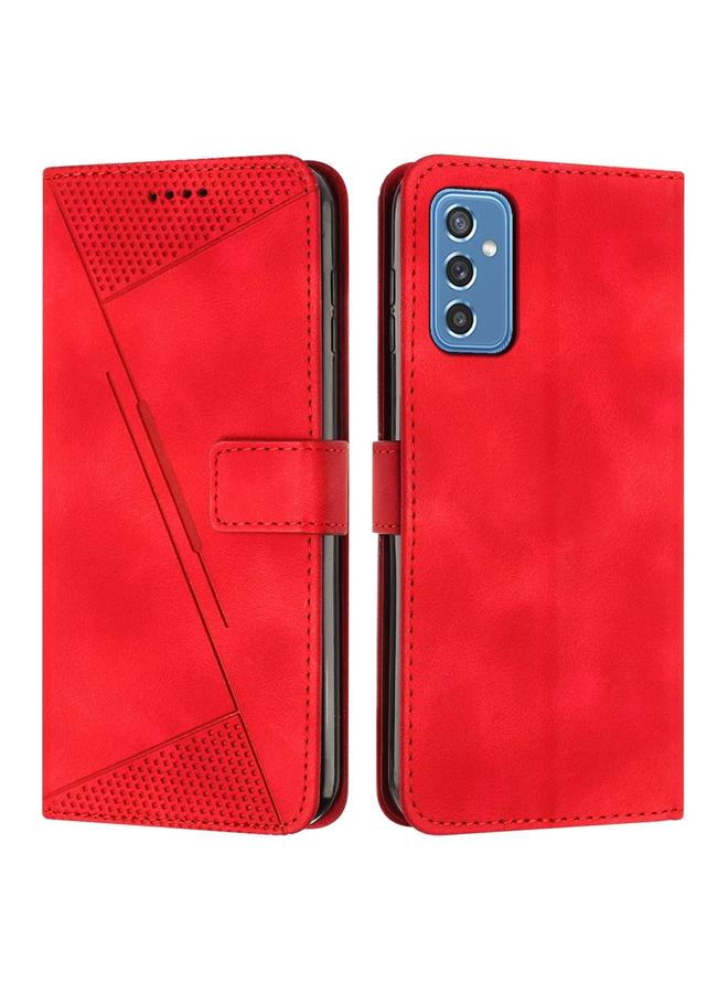 اس-توب جراب لهاتف Samsung Galaxy M52 5G جراب جلدي بتصميم مثلث حلم مع حبل طويل - Image 1