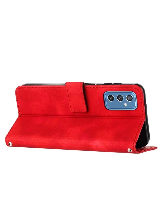 اس-توب جراب لهاتف Samsung Galaxy M52 5G جراب جلدي بتصميم مثلث حلم مع حبل طويل - Image 4