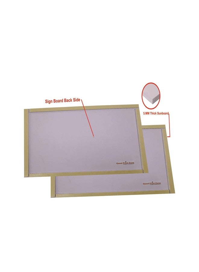 Good Print Zone : Entrance Door Sign Board, Print On 5mm Thick Sunboard, Size 6"X 12" Inch, Pack of 1 Pcs, Blue Color (Right Arrow) - Image 3