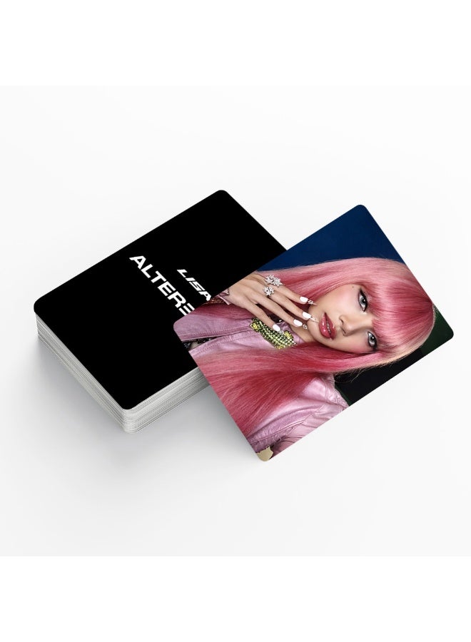 NIBEMINENT 55 Pcs Kpop Lisa Alter EGO Lomo Cards Card For Fans Collection Gifts - Image 2