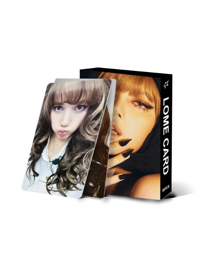NIBEMINENT 55 Pcs Kpop Lisa Alter EGO Lomo Cards Card For Fans Collection Gifts - Image 1