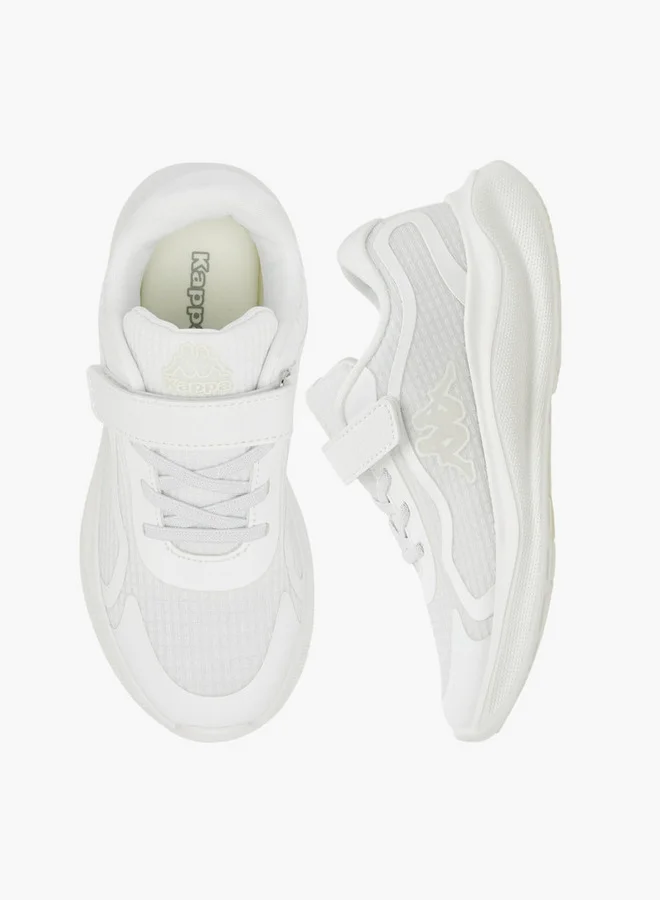كابا Girls' Logo Print Sports Shoes with Hook and Loop Closure