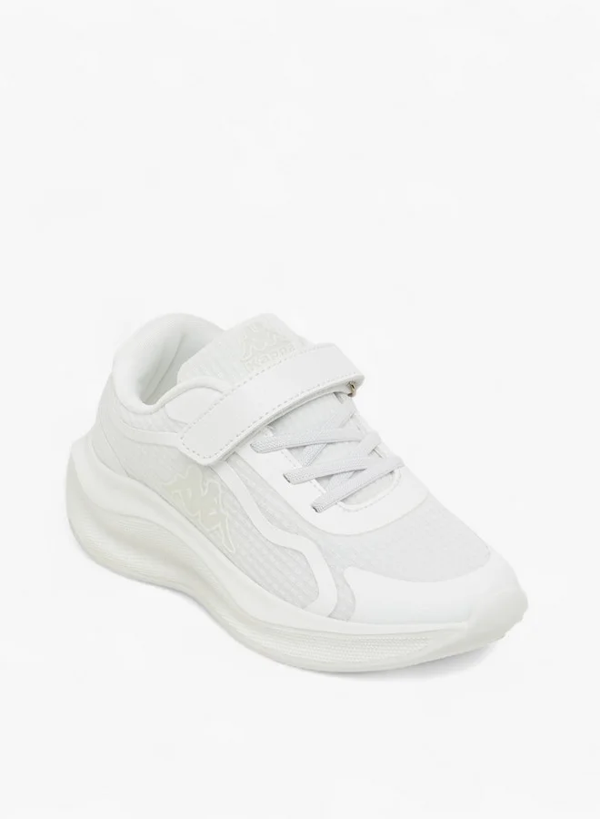 كابا Girls' Logo Print Sports Shoes with Hook and Loop Closure