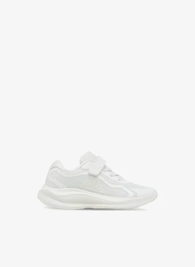 Kappa Girls' Logo Print Sports Shoes with Hook and Loop Closure