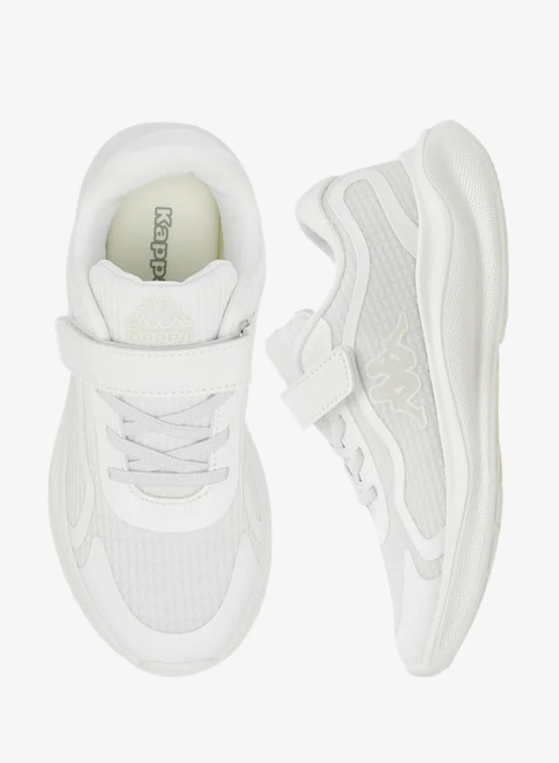 Kappa Girls' Logo Print Sports Shoes with Hook and Loop Closure