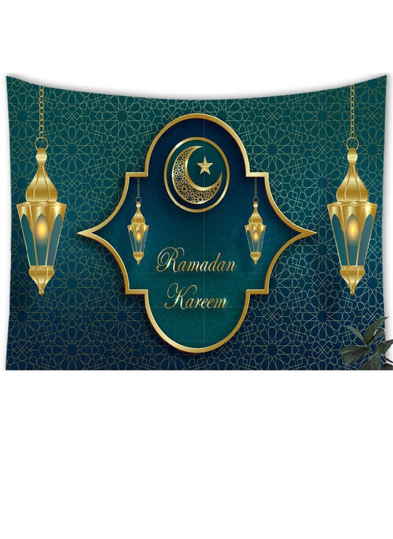 Bluejw 150x100cm Ramadan Decorative Mural Tapestry Art of Sacred Beauty  - Image 3