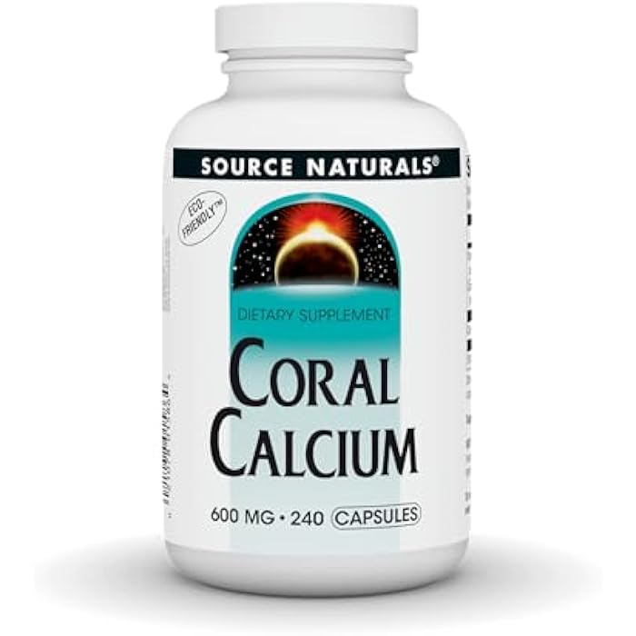 Source Naturals Coral Calcium - 600mg - 240 Capsules - Image 1