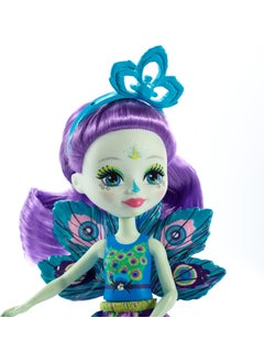 ENCHANTIMALS Character Dolls Peacock Patter Doll and Flap FXM74  - Image 4