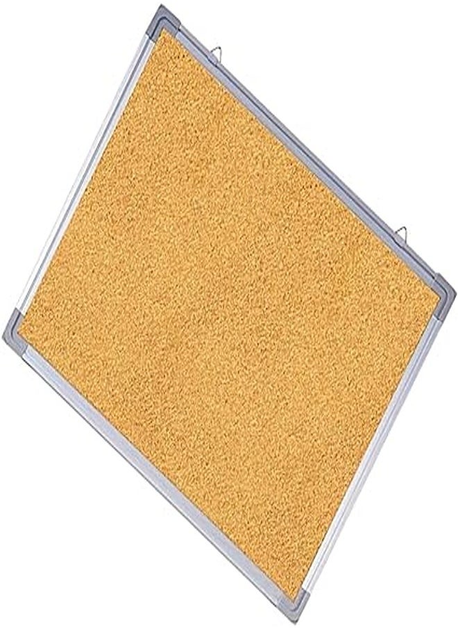 Smart cork board 70 * 50 cm ideal for both adults and kids - wooden  - Image 3