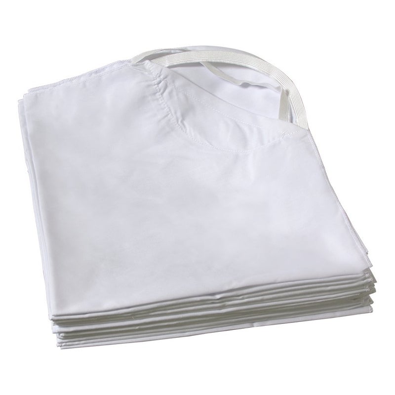 Sprogs Standard Size Daycare Sheets, Soft Fitted Cot Sheets for Preschool and Daycare, Pack of 12, White - Image 2