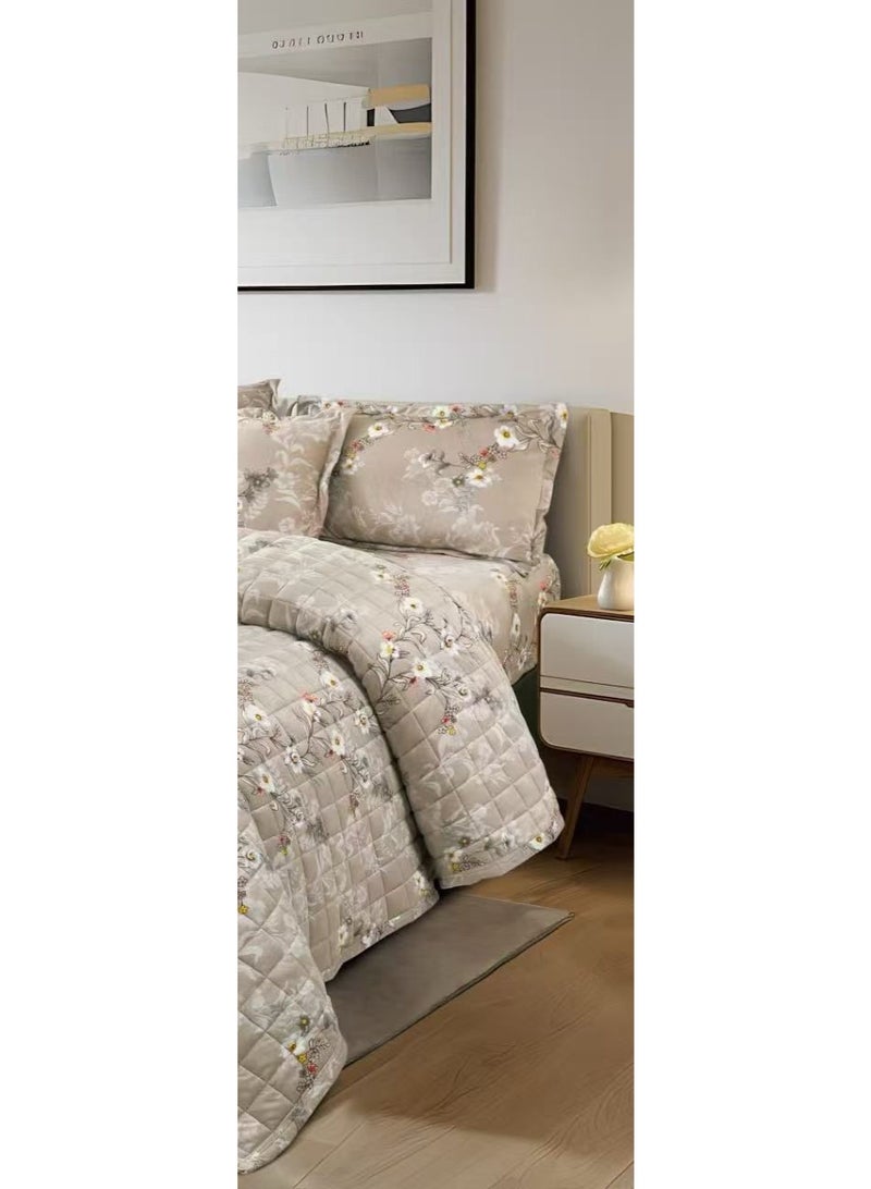 MingLi A compressed, printed, single and a half  Comforter Set consisting of 4 pieces of soft velvet, size 170*220 - Image 4