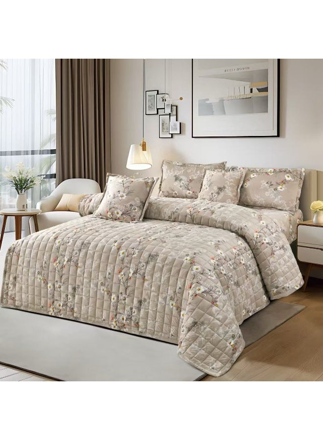 MingLi A compressed, printed, single and a half  Comforter Set consisting of 4 pieces of soft velvet, size 170*220 - Image 1