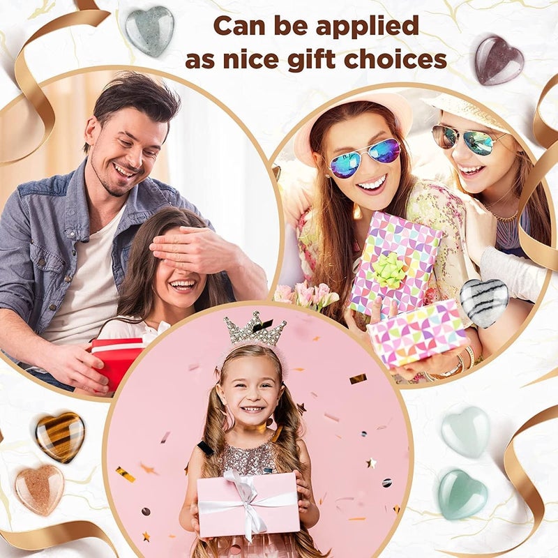 OYB Valentines Day Gifts for Kids, 24 Pack Valentines Cards with Heart, Valentine's Day Crystal Cardsï¼ŒValentines Heart Crystals with Cards,Valentine Exchange Party Favors for Boys & Girls - Image 4