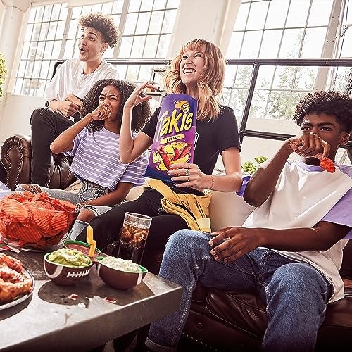 Taki's Takis Fuego 17 oz Fiesta Size Bag, Hot Chili Pepper & Lime Flavored Extreme Spicy Rolled Tortilla Chips - Image 4