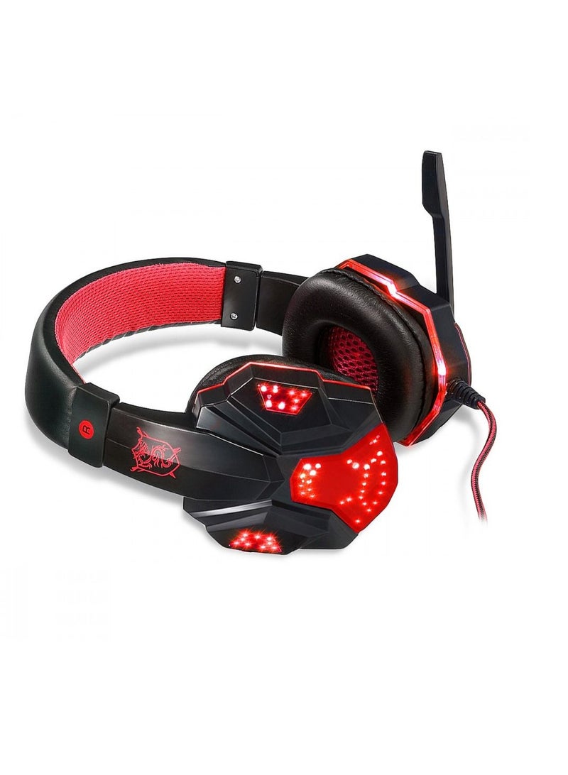 اس-توب سماعة راس سلكي موديل PC780 لون احمر - Image 2