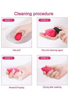 Max Blender Beauty Mini Makeup Sponge Set: The perfect tool for blending foundation in multiple colors for a professional, radiant look.  - Image 3