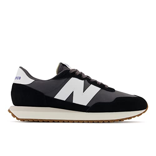 New Balance Men's 237 V1 Sneaker, Black/Magnet/Gum, 9.5 - Image 2