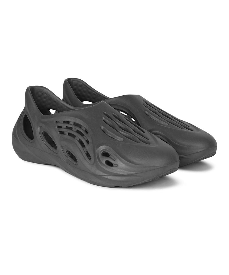 Aqualite NEO-155 Clogs for Men | Lightweight EVA Comfortable Slip-On Footwear | Durable Anti-Slip Men’s Clogs, Travel & Casual Use Grey - Image 1