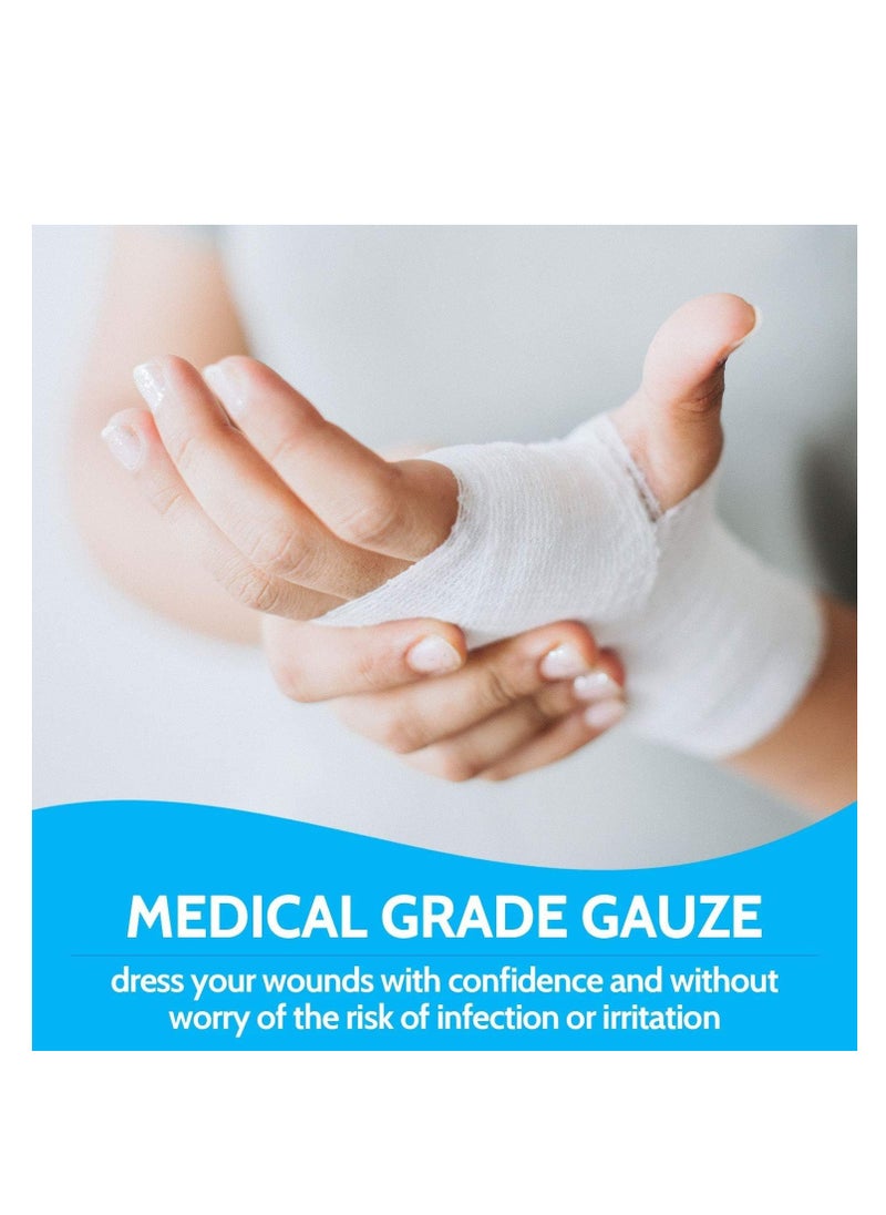 Kinmed - Gauze Bandages 12 Roll 3" x 4 YDS - Image 1