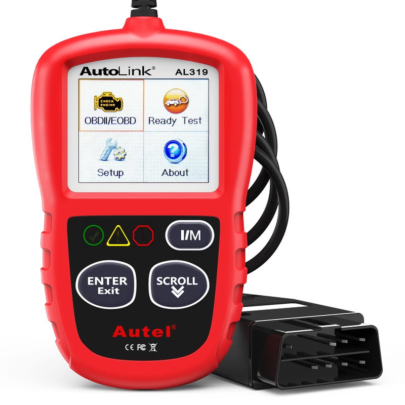 Autel Professional OBD2 Scanner AL319 Code Reader, Enhanced Check and Reset Engine Fault Code, Live Data, Freeze Frame, CAN Car Diagnostic Scan Tools for All OBDII Vehicles After 1996, 2025 Upgraded - Image 1