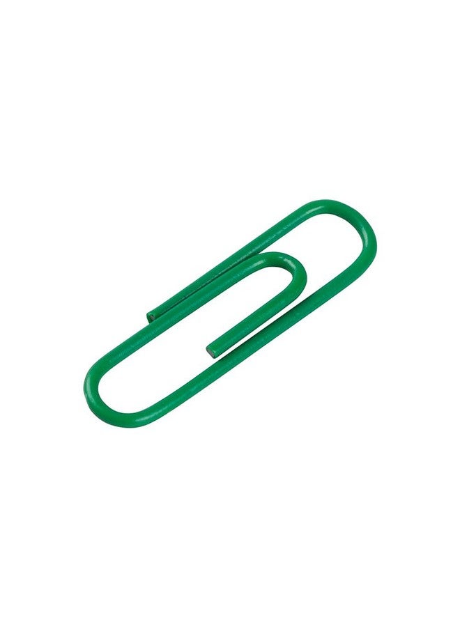 جام بايبر مشابك ورق قياسية ملونة من JAM PAPER - عادية مقاس 1 بوصة - مشبك ورق أخضر - 100 مشبك/عبوة - Image 4