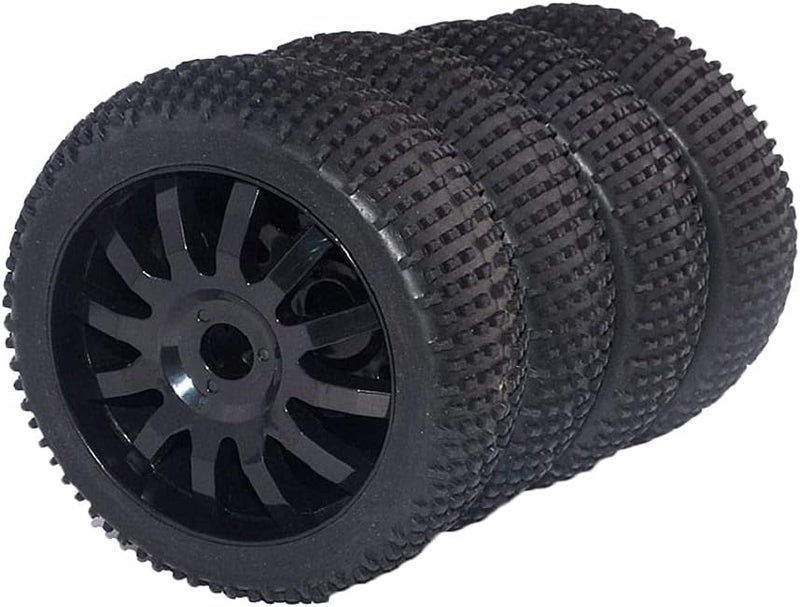 كلاراكو جنوط وإطارات سيارات التحكم عن بعد للطرق الوعرة، بمقياس 1/8، لسيارات السباق HSP وHPI، باللون الأسود - Image 3