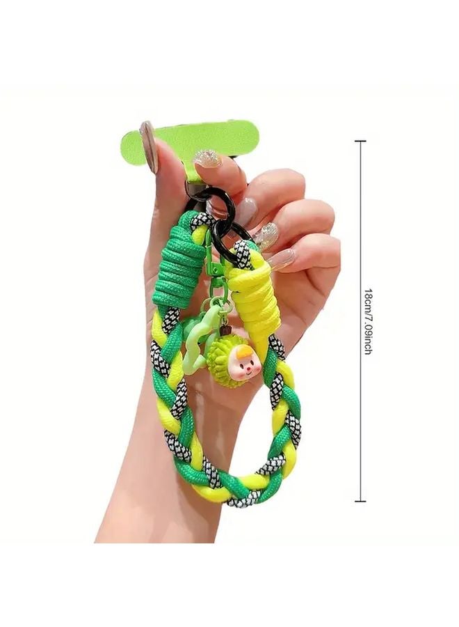 Cartoon Phone Case Chain With Dopamine Leash Anti Lost Polyamide Colorful Fruit Design - Image 3