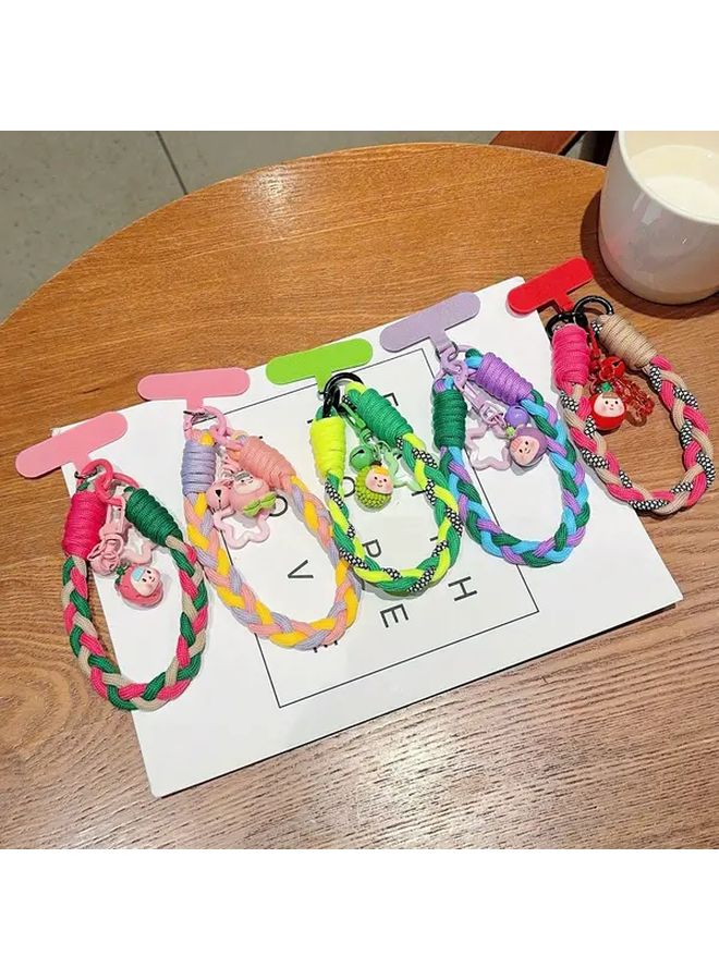 Cartoon Phone Case Chain With Dopamine Leash Anti Lost Polyamide Colorful Fruit Design - Image 4
