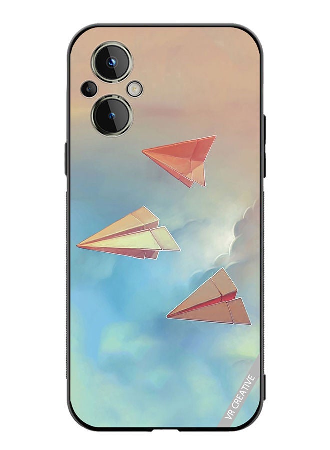 VR CREATIVE Protective Case Cover For OnePlus Nord N20 5G Paper Plane Design Design Multicolour - Image 1