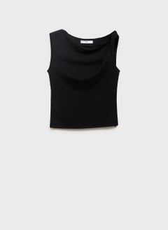 MANGO Straps Asymmetrical Draped Top  - Image 5