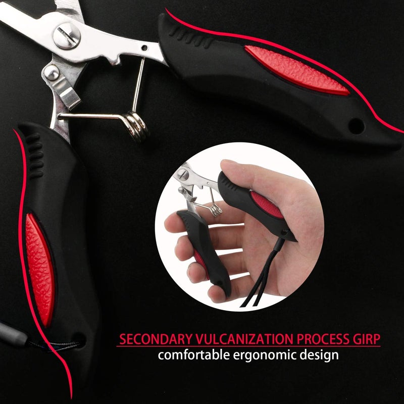 Stainless Steel Long Nose Fishing Pliers With Hook Remover And Braid Cutter For Freshwater And Saltwater Fishing - Image 3