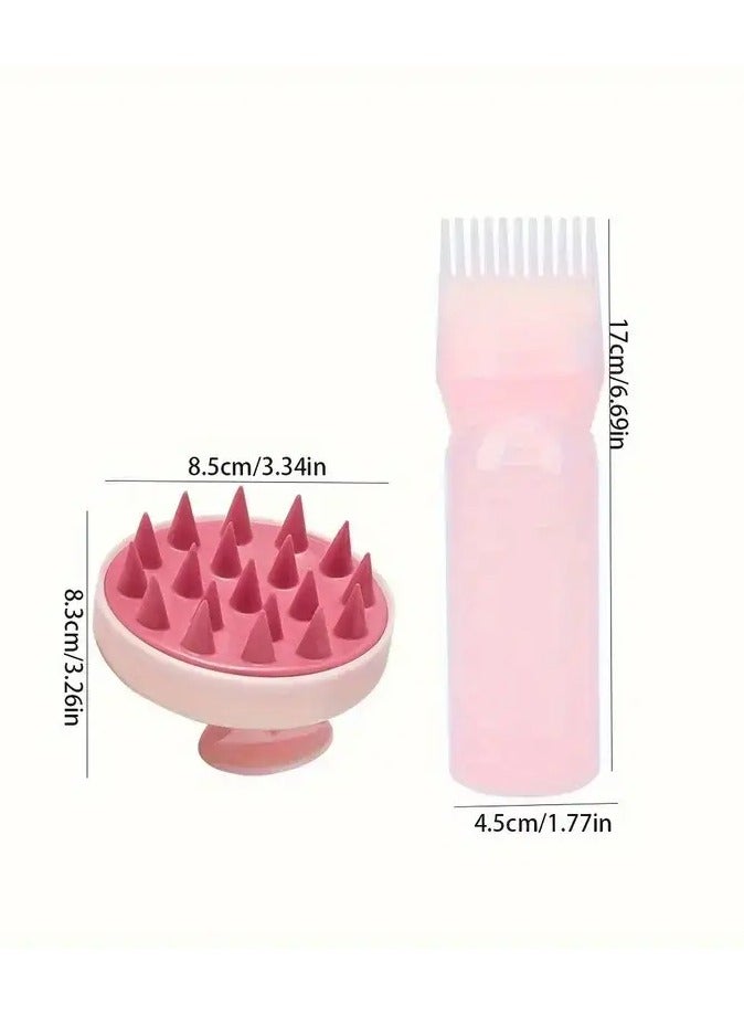 Ucanbe 2pcs Hair Care Set: Root Comb & Shampoo Brush - Perfect for Coloring, Dyeing & Scalp Treatment - Image 5