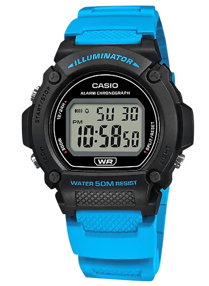 Casio Digital Sports Watch for Youth's W-219H-2A2V - Image 2