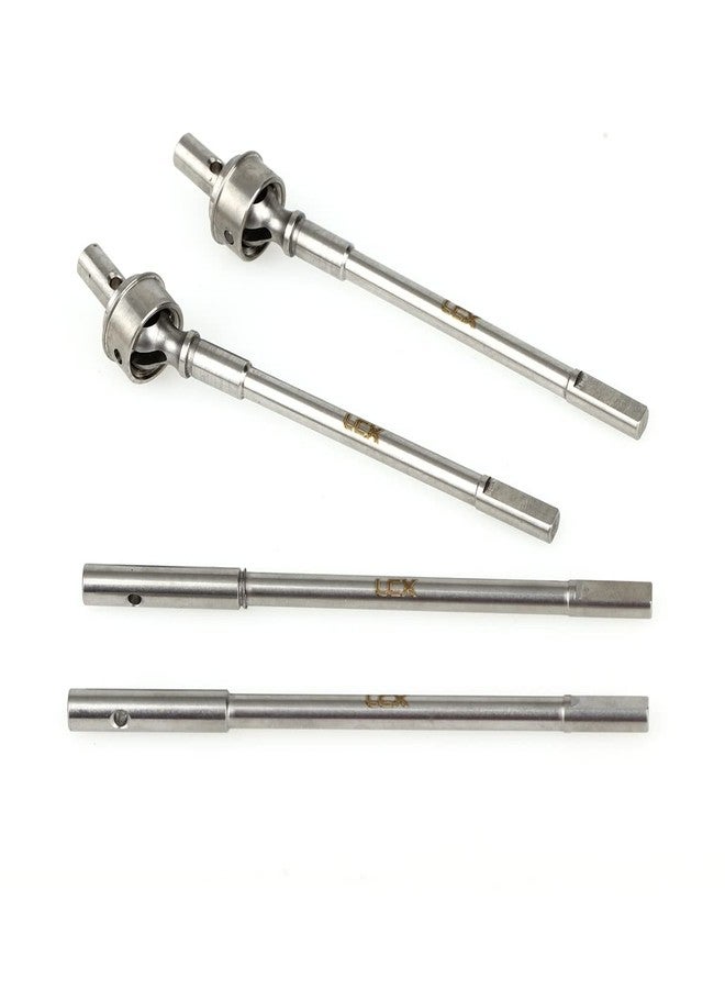 LCX Racing 1/10th RC Crawler Car Stainless Steel Front Portal Axle Internal CVD Drive Shaft Rear Portal Axle Drive Shaft for Axial SCX10 II AR44 Axle Portal Axles, Upgrades Parts Accessories - Image 3