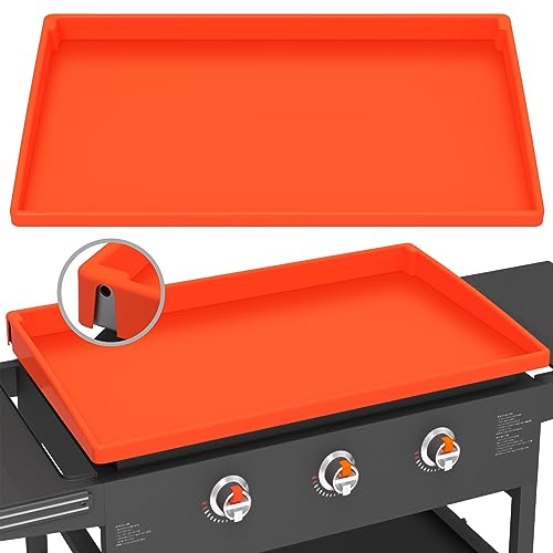BESSIO Silicone Griddle Mat Cover for Blackstone - 28XL Inch True All-Encompassing Coverage Heavy Duty Food Grade Grill Buddy Mat, All Season Cooking Surface Protective Cover - Image 1