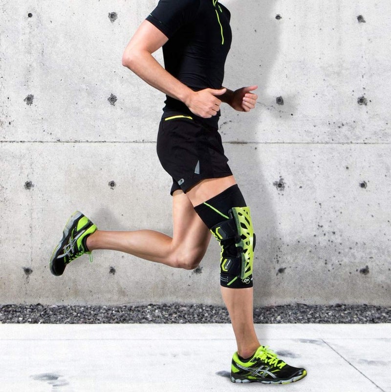 DonJoy Performance WEBTECH Knee Support Brace with Compression Undersleeve: Slime Green, X-Large - Image 3