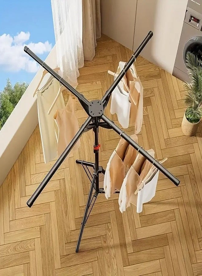 ZEESQUARE Clothes Drying Rack adjustable Stand for Garments rack Adjustable and Foldable Laundry Drying Rack  - Image 4