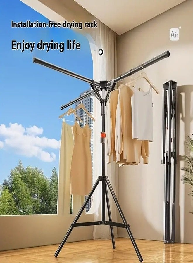 ZEESQUARE Clothes Drying Rack adjustable Stand for Garments rack Adjustable and Foldable Laundry Drying Rack  - Image 3