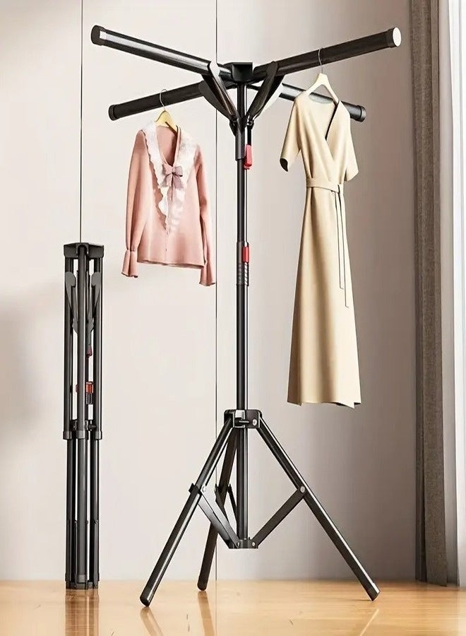 ZEESQUARE Clothes Drying Rack adjustable Stand for Garments rack Adjustable and Foldable Laundry Drying Rack  - Image 2