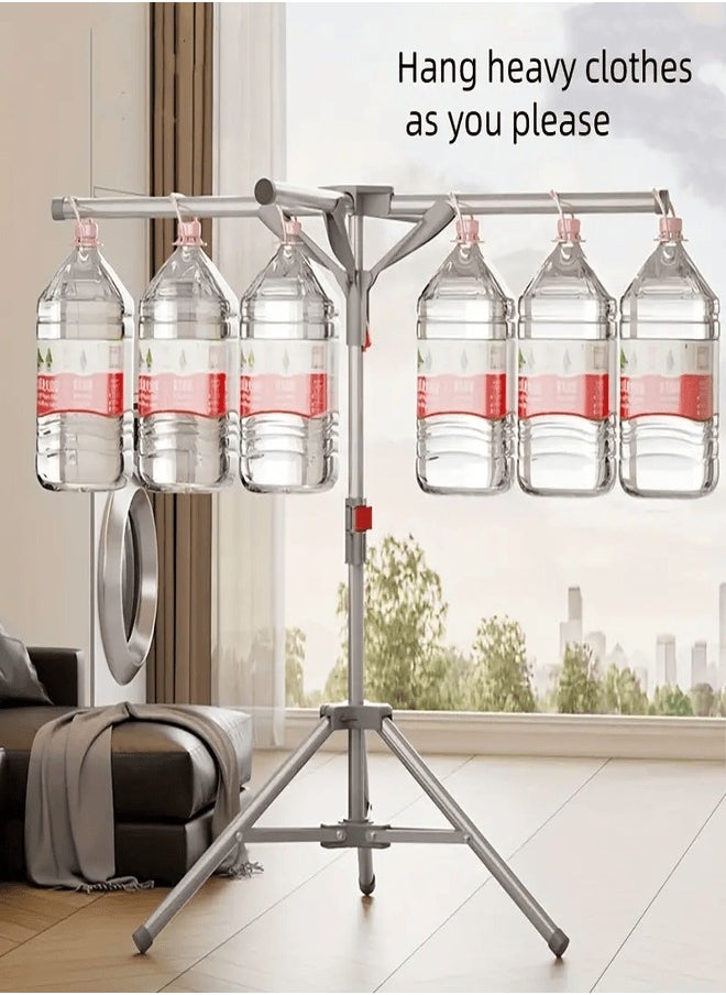 ZEESQUARE - Clothes Drying Rack adjustable Stand for Garments rack Adjustable and Foldable Laundry Drying Rack - Image 1