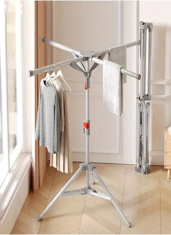 ZEESQUARE - Clothes Drying Rack adjustable Stand for Garments rack Adjustable and Foldable Laundry Drying Rack - Image 1