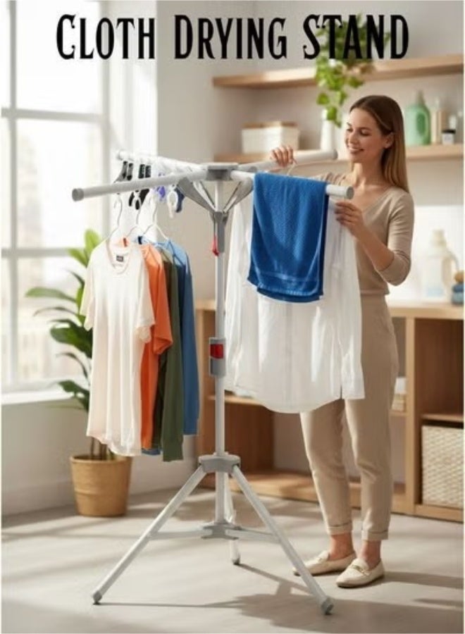 ZEESQUARE Portable Clothes Drying Stand – Strong Foldable Laundry Rack for Home Use - Image 1