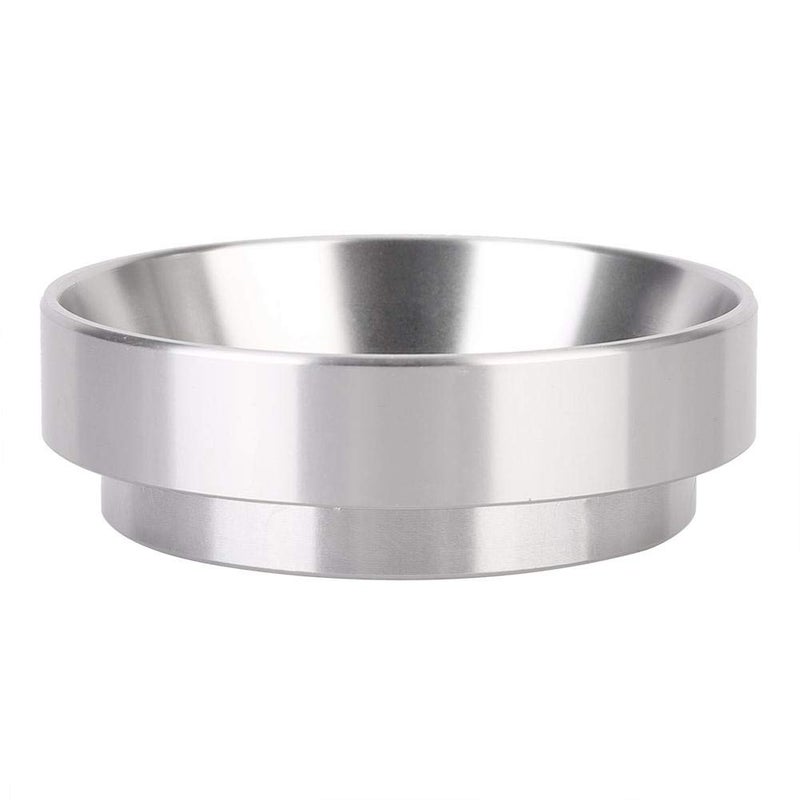 Agatige 58mm Espresso Dosing Funnel, Magnetic Aluminum Alloy Coffee Powder Dosing Ring Espresso Funnel Coffee Machine Accessories for Home Cafe, Silver - Image 1