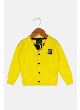 JOHN RICHMOND Toddlers Girl Brand Logo Long Sleeve Sweatshirt, Yellow  - Image 1
