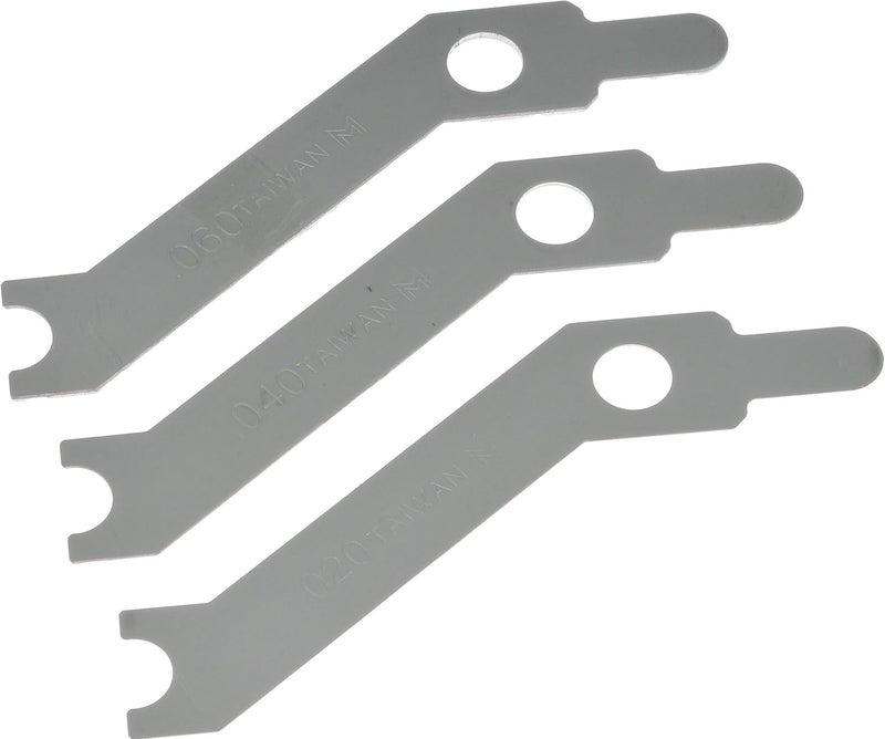 678-211 Offset Starter Alignment Shim, (1) 1/64, (1) 3/64, (1) 1/16 In., GM Compatible with Select Models, 5 Pack