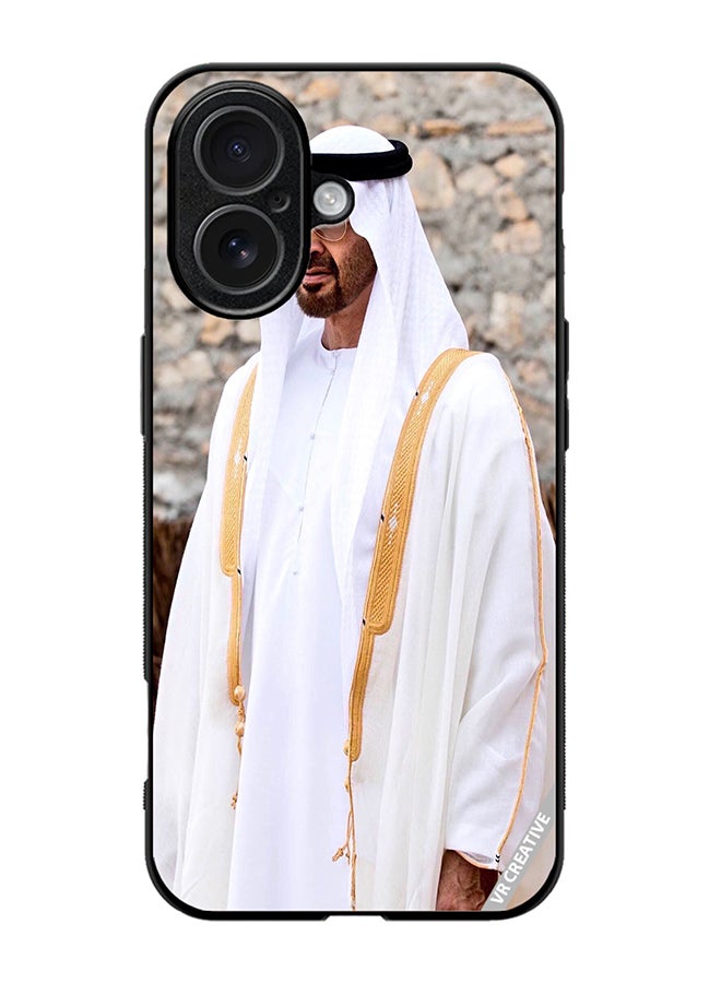Protective Case Cover For Apple iPhone 17 Sheikh Mohamed Bin Zayed Al Nahyan Design Multicolour