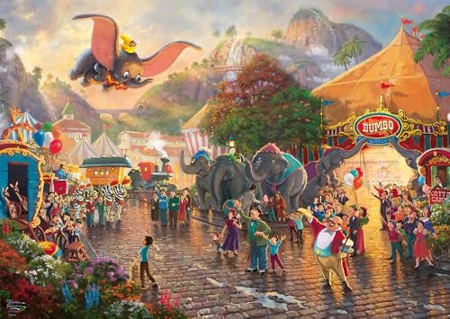Schmidt Games 59939 Thomas Kinkade Disney Dumbo Jigsaw Puzzle 1000 Pieces - Image 1