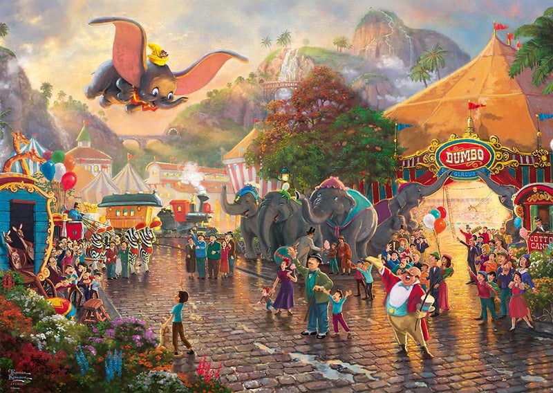 Schmidt Games 59939 Thomas Kinkade Disney Dumbo Jigsaw Puzzle 1000 Pieces - Image 3