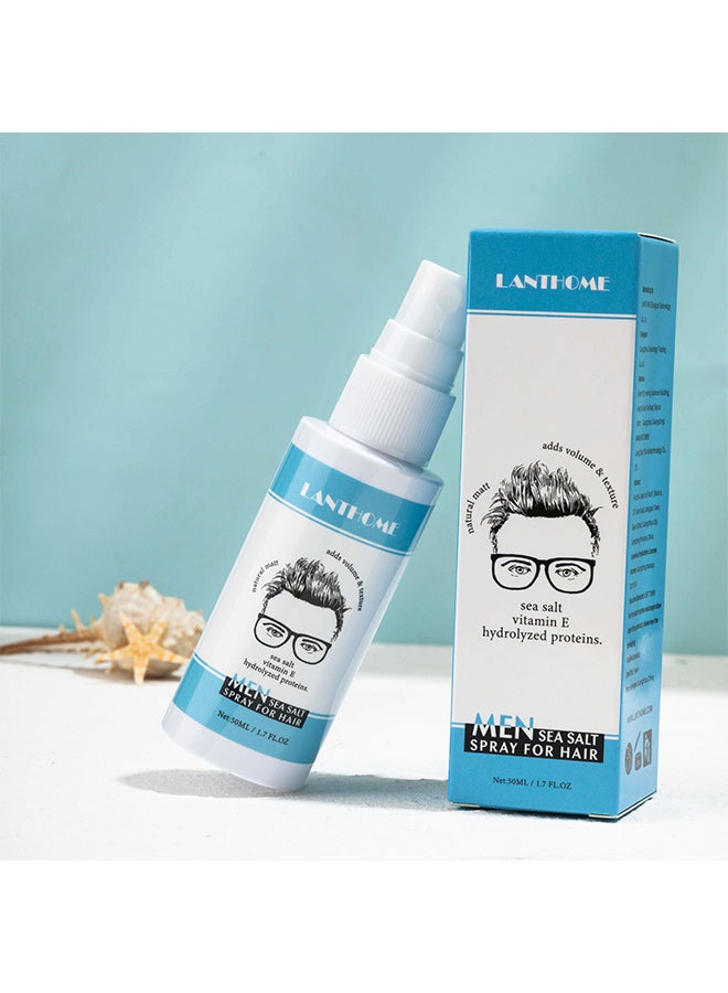 لانثوم بخاخ ملح البحر للرجال مرطب ومقشر - Image 2
